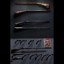 Air-guns and fire-arms from the 1st half of the 19th century