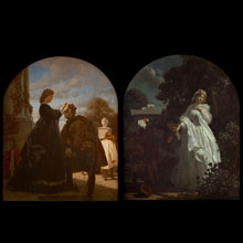 The Year 1863. The Leave-Taking and The Welcome diptych