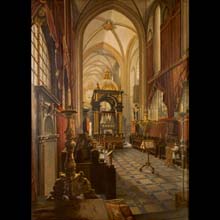 Interior of the Wawel Royal Cathedral