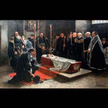 Stanisław Oświęcim at the Body of Anna Oświęcim