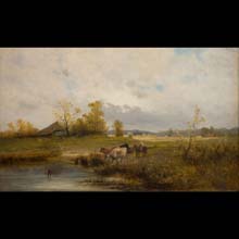 Landscape with Cows