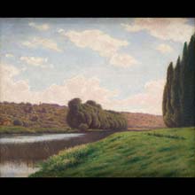 Italian Landscape with Cypresses