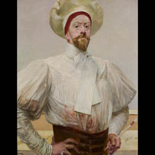 Self-portrait in a White Attire