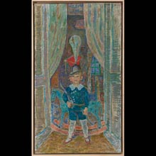 Chłopiec w czaku ułańskim (Portret Andrzeja Cybulskiego)