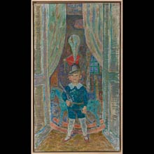 Chłopiec w czaku ułańskim (Portret Andrzeja Cybulskiego)